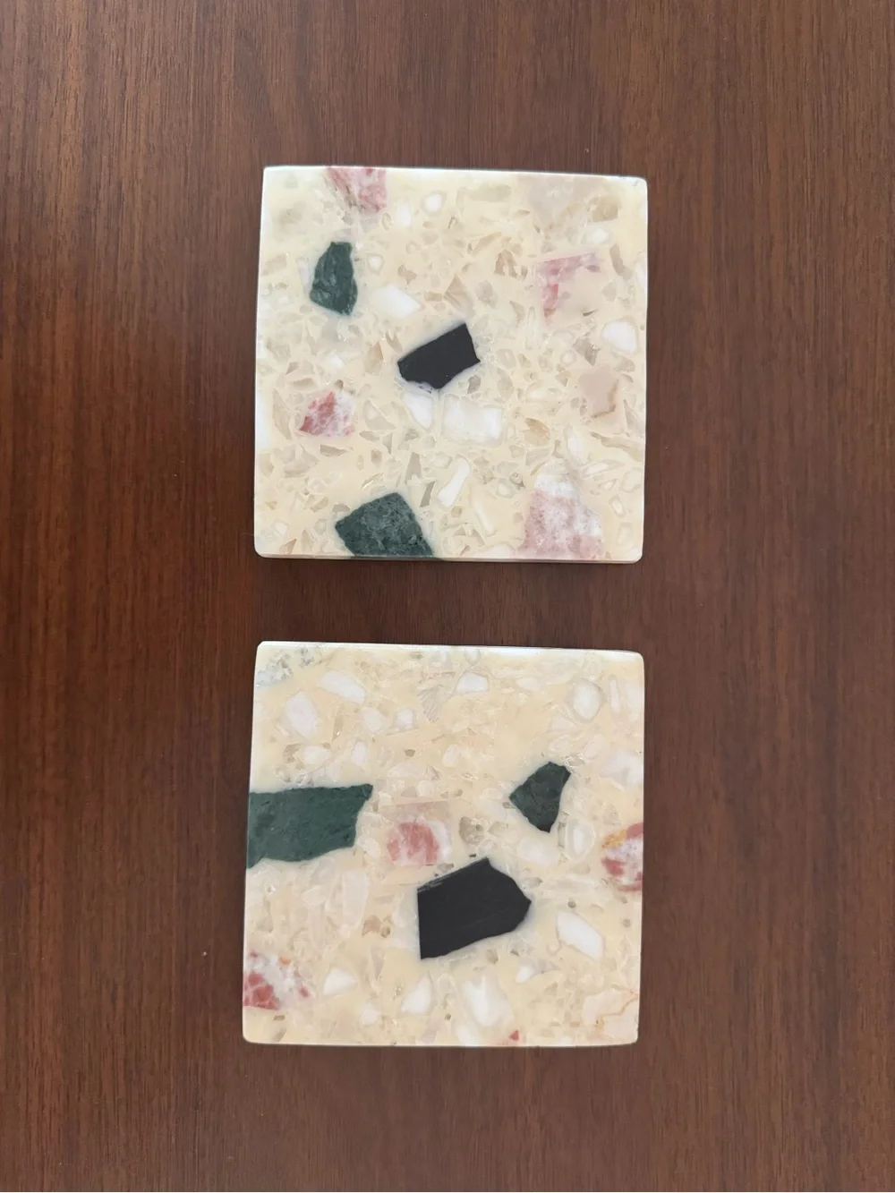 Anthropologie Barbaza Marble Coasters (2)